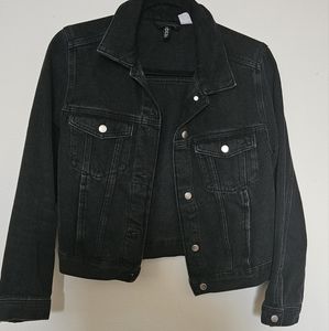 H&M divided black Jean jacket